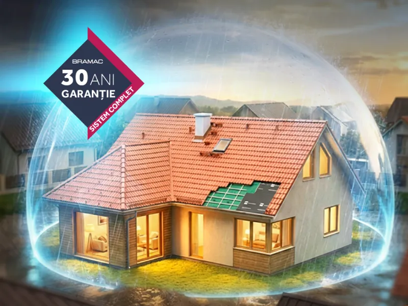 Acoperis complet Bramac cu garantie de 30 de ani 
